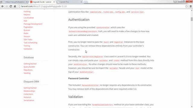 Upgrading From Laravel 5 to Laravel 5.1 LTS смотреть онлайн