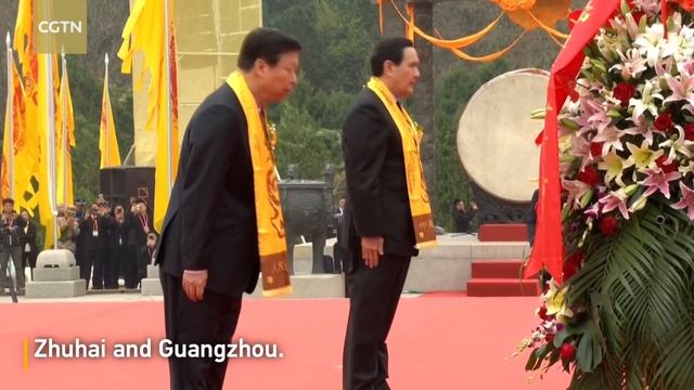 Delegation of Taiwan youth led by Ma Ying-jeou pays homage to Huangdi смотреть онлайн