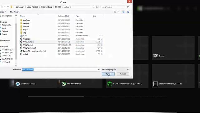 ADD Game AVA IN Razer Game Booster смотреть онлайн