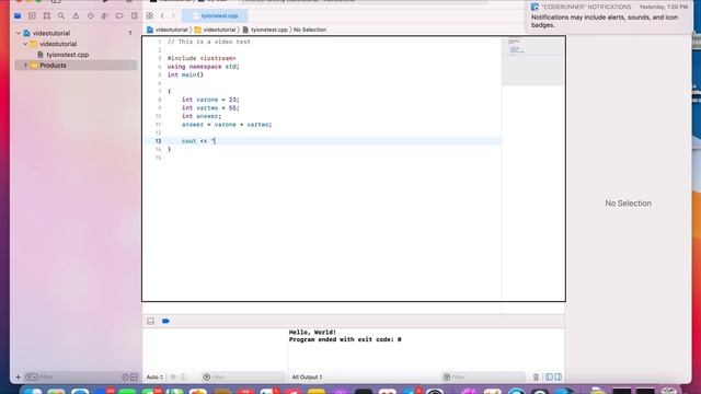 How To Write C++ Code In Xcode смотреть онлайн