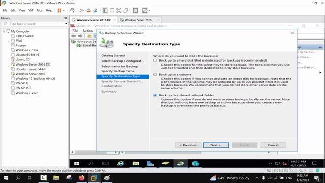 Windows Server 2016 Backup and Restore Hyper-V Virtual Machine شرح كيفية смотреть онлайн