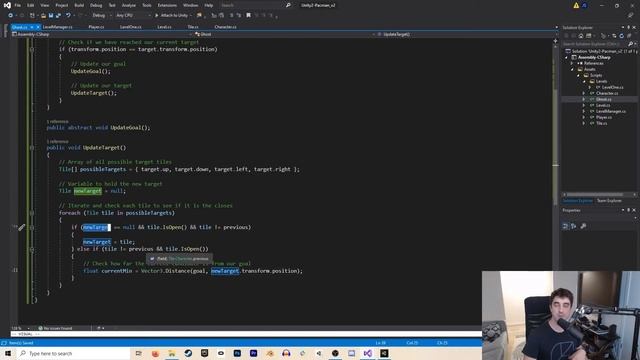 Unity 102 Pac-Man Lab: Ghost Movement смотреть онлайн