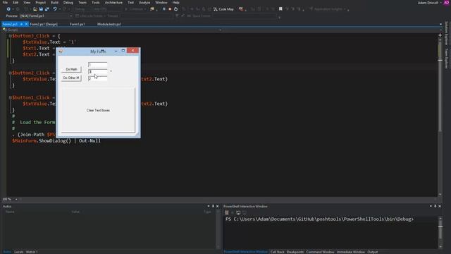 PowerShell Form Designer смотреть онлайн