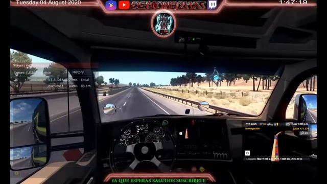 🔵AMERICAN TRUCK SIMULATOR RUTA DE ROSWELL A BELLINGHAM CON JOSESITO смотреть онлайн