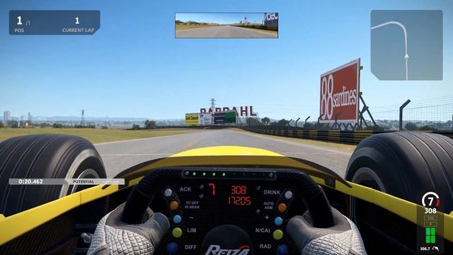 Automobilista 2 - Circuito Interlagos Old (Pilotando com o volante Logitech Driving Force GT) смотреть онлайн