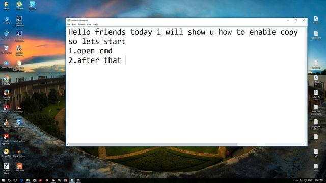 HOW TO ENABLE COPY PASTE IN CMD – WINDOWS смотреть онлайн