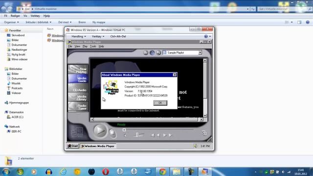 OS: Windows 95 Version A Running Windows Media Player 7.0 смотреть онлайн