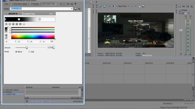 Sony Vegas 9.0 Mw2 Color Correction TuT:HD Render settings смотреть онлайн