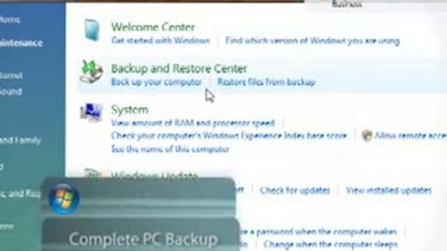 microsoft Vista Backup смотреть онлайн