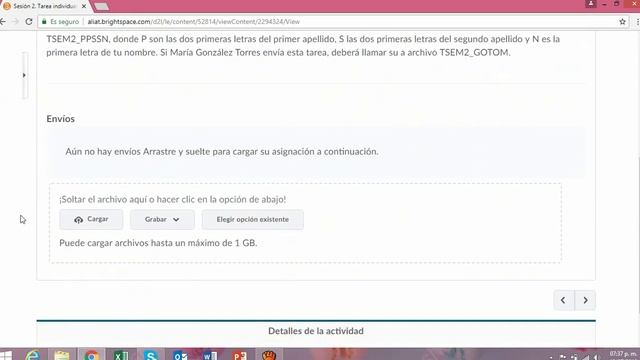 ¿Cómo subir una tarea? смотреть онлайн