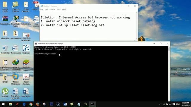 Windows 10| Internet access but browser not working on windows 10 [2016] смотреть онлайн