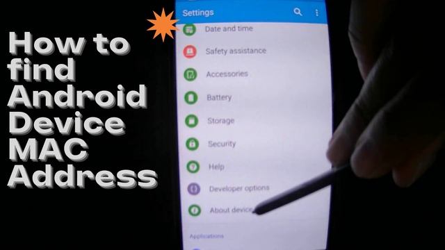 How to find Android Device MAC Address смотреть онлайн
