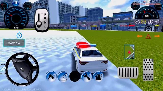 3D Driving Class Simulator - New Car Unlocked: Police Car - Android GamePlay смотреть онлайн
