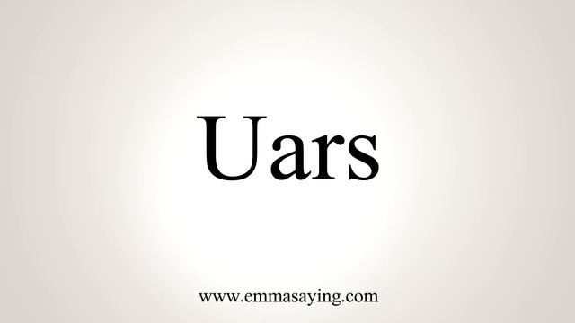 How To Say Uars смотреть онлайн