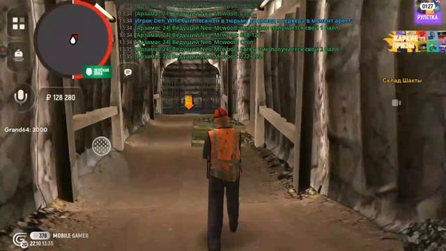 GRAND MOBILE работы 9 час Шахтёр работать деньги прохождение (android) #20 ФИНАЛ