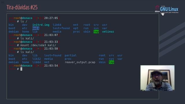 Curso GNU Linux - Tira-dúvidas ao vivo #25. смотреть онлайн