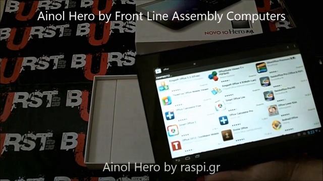 Ainol Novo10 Hero - 10.1 Inch Android Tablet from China - Hands On Review смотреть онлайн