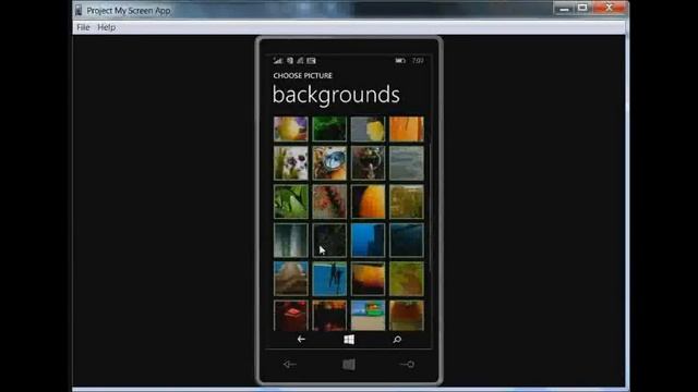 Windows phone: Change Background Image смотреть онлайн