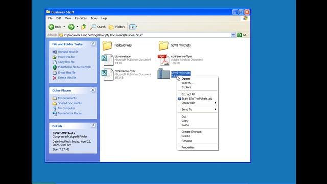 How to Zip File in Windows XP смотреть онлайн