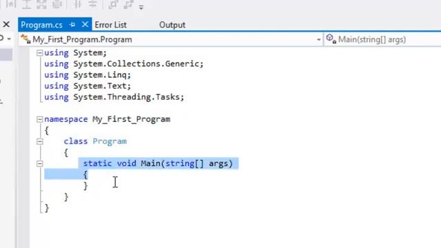 Part 1 Displaying a String Using Console in C Sharp смотреть онлайн