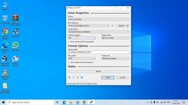 How to Create Windows 10 Bootable Pen Derive(On Rufus) смотреть онлайн