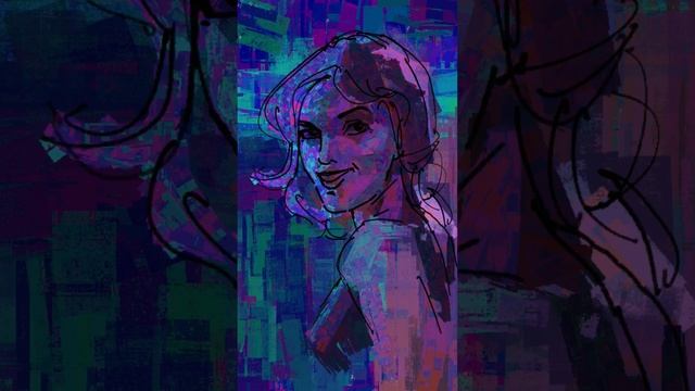 Как рисовать необычный портрет в Procreate #рисование #procreate #ipad смотреть онлайн