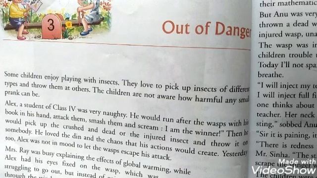 Class 4th, ENGLISH, LESSON-3(OUT OF DANGER) смотреть онлайн