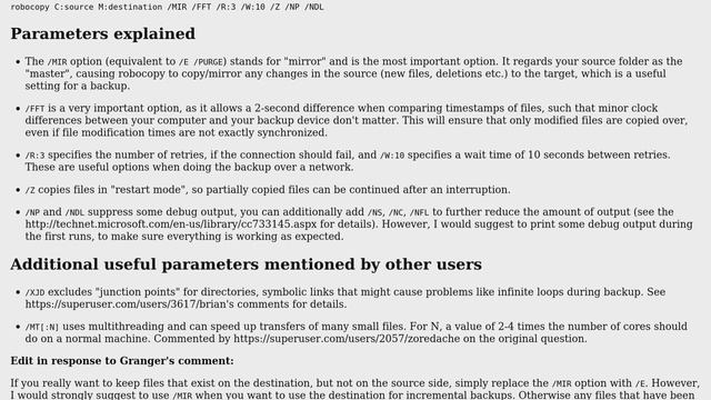 ROBOCOPY command to do an incremental backup (2 Solutions!!) смотреть онлайн