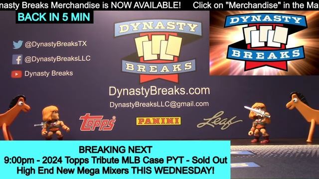 DYNASTY BREAKS Sports Card Box & Case Group Breaks 4-1-2024 смотреть онлайн