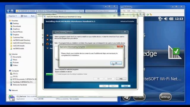 riteSCAN Support - Handheld Installation смотреть онлайн