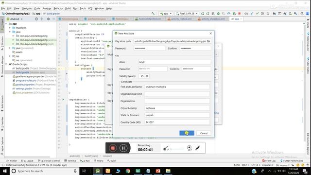 How to Generate Signed Apk Android App Bundle in Android Studio смотреть онлайн