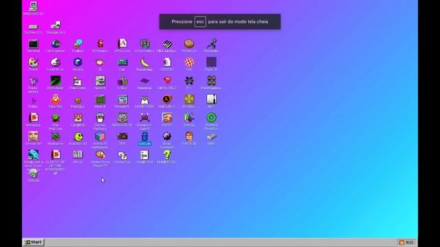 Windows 93, emulador online do antigo sistema operacional. смотреть онлайн