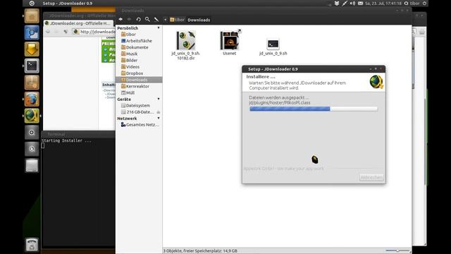 Ubuntu Tutorials - Jdownloader installieren (Neue Version) смотреть онлайн
