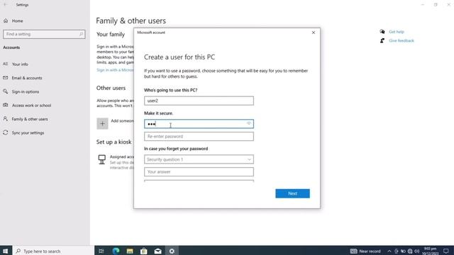 How to Create a New User Account on Windows 10 or 8| How to Create a Guest User Account смотреть онлайн