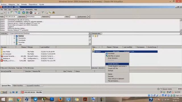 ACCEDER Y ADMINISTRAR DOCUMENTOS EN EL SERVIDOR FTP Windows Server 2008 смотреть онлайн