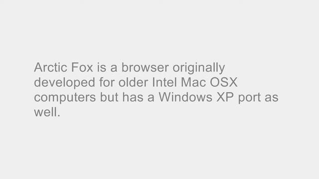 List of browsers that work on windows XP смотреть онлайн
