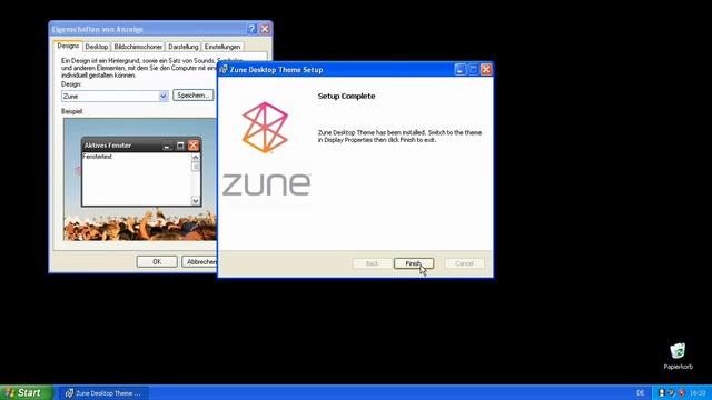 Zune Desktop Theme für Windows XP смотреть онлайн