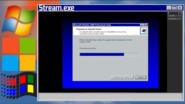Upgrading from Windows 95 to Windows 2000 In A VM смотреть онлайн
