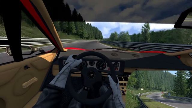 Assetto Corsa (1.2) - Lamborghini Countach LP500S @ Nordschleife. смотреть онлайн