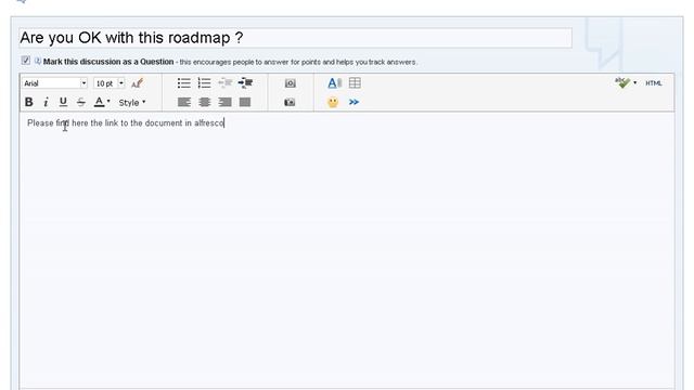 Jive-Alfresco Widget start a discussion смотреть онлайн