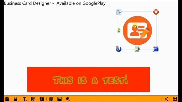 Business Card Designer (Android) смотреть онлайн