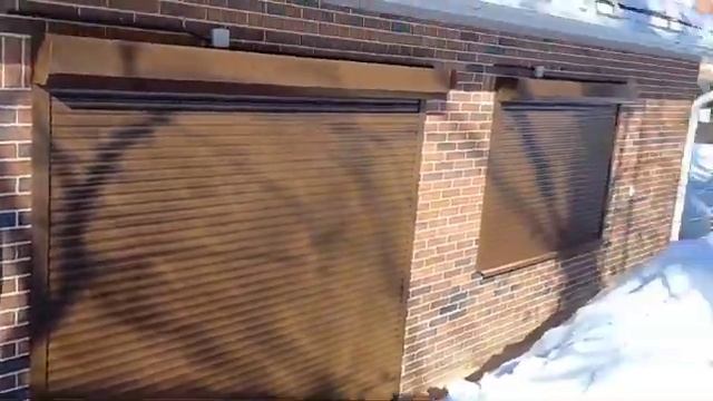 Рольставни оконные с электроприводом дистанционное управление /automatic roller shutters for window смотреть онлайн