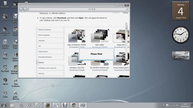 windows 7 themes смотреть онлайн