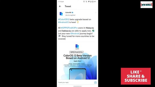 OPPO FIND X3 PRO COLOR OS 12 ANDROID 12 BETA UPDATE | COLOR OS 12 ANDROID 12 | OPPO COLOR OS 12 BET смотреть онлайн