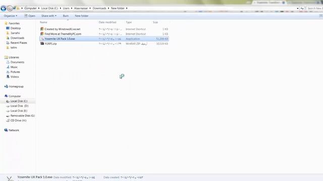 استخدام واجهة ماك الجديده OSX Yosemite علي نظام windows смотреть онлайн