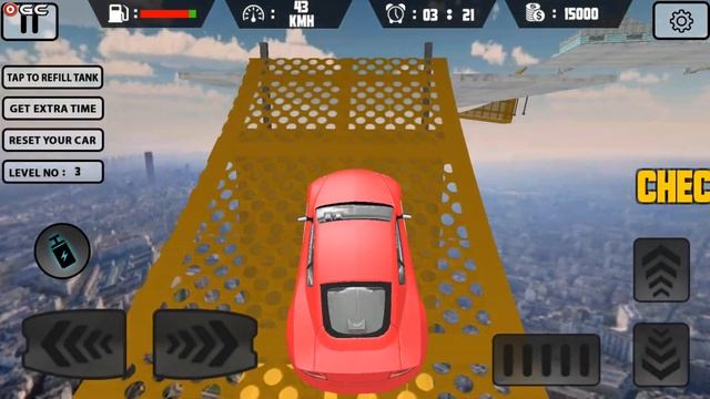 Mega Car Ramp Impossible Stunt Game - Stunts Car Race Games - Android GamePlay смотреть онлайн