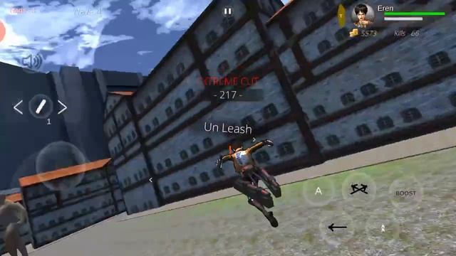 Attack On Titan fanmade game apk (Eren Gameplay) смотреть онлайн