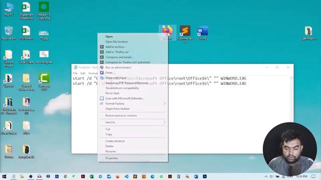 How to open multiple applications with 1 shortcut in windows 10 / 11 смотреть онлайн