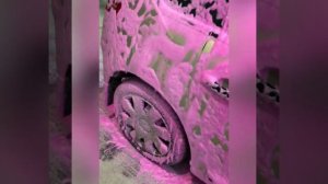 Активная цветная пена для бесконтактной мойки автомобилей не на краски