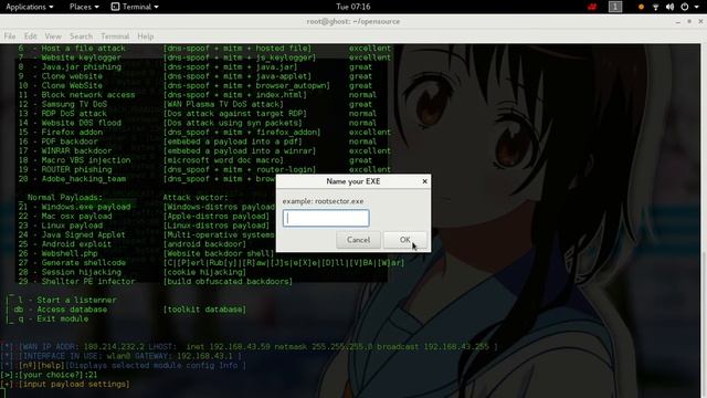 How to Create Setup.exe use Netoolkit on Kali Linux 2.0 GNU/Linux смотреть онлайн
